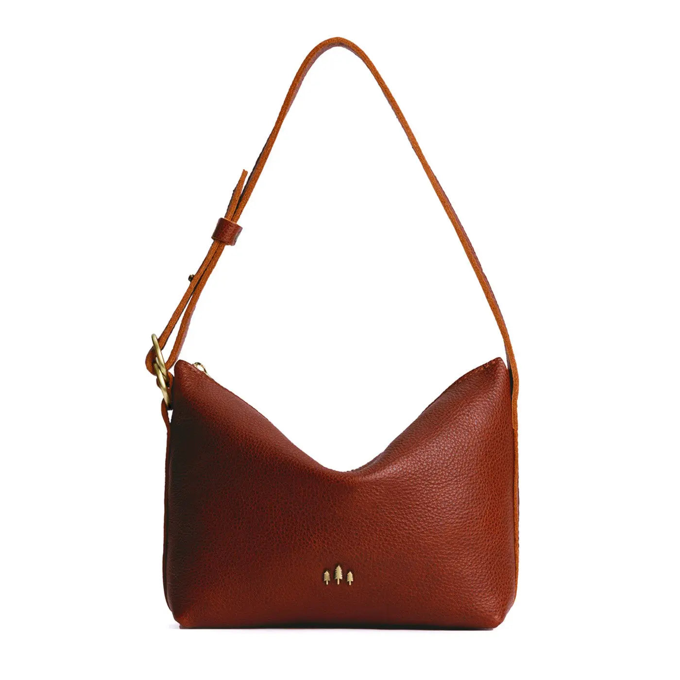 Slouchy Shoulder Bag with Adjustable Strap & Zipper