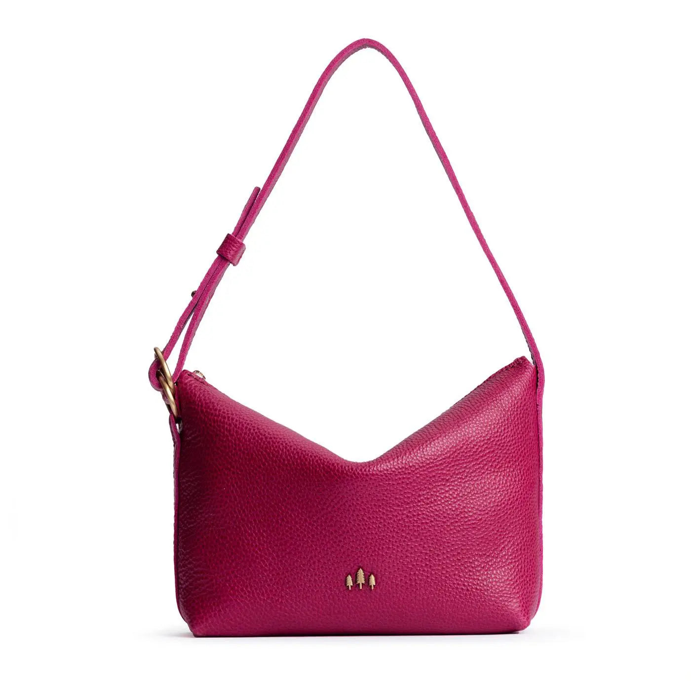Slouchy Shoulder Bag with Adjustable Strap & Zipper