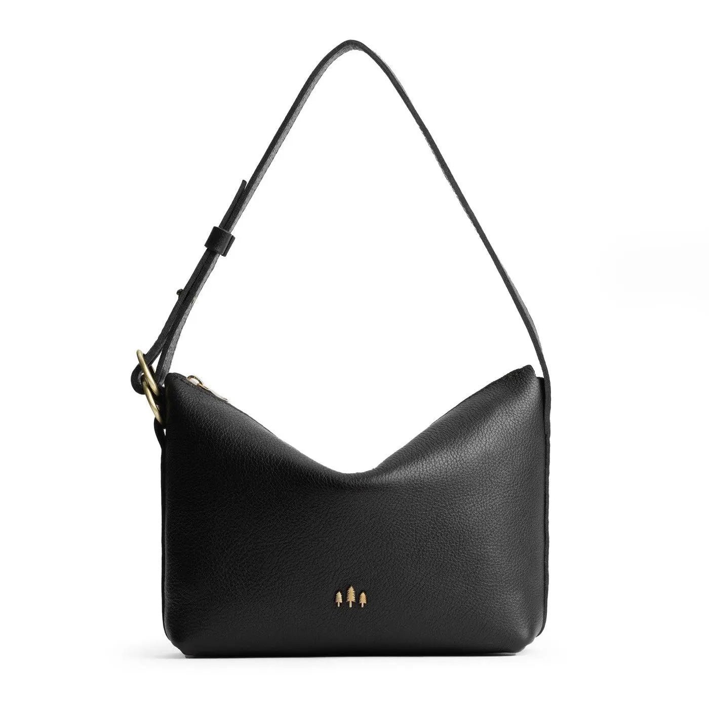 Slouchy Shoulder Bag with Adjustable Strap & Zipper