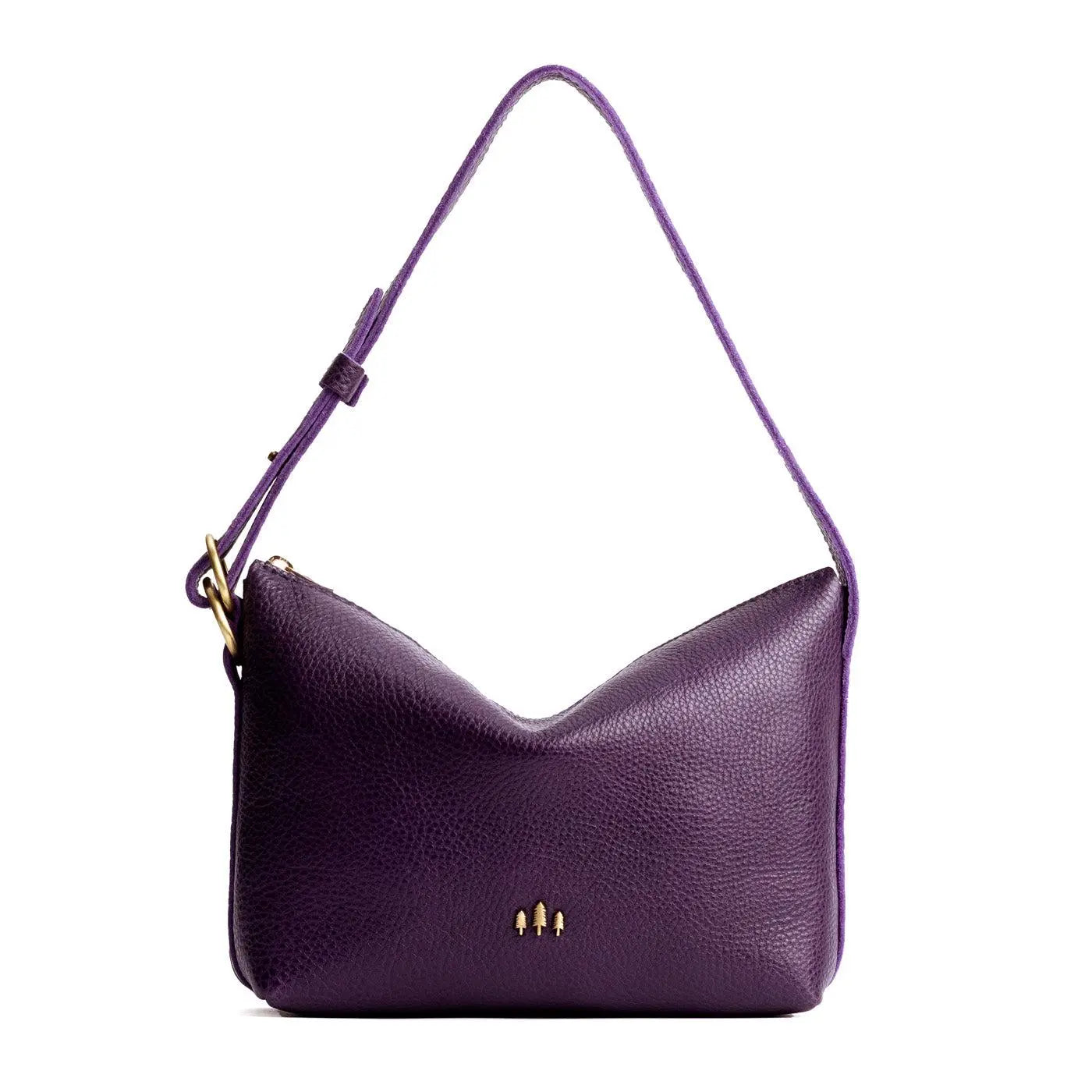 Slouchy Shoulder Bag with Adjustable Strap & Zipper