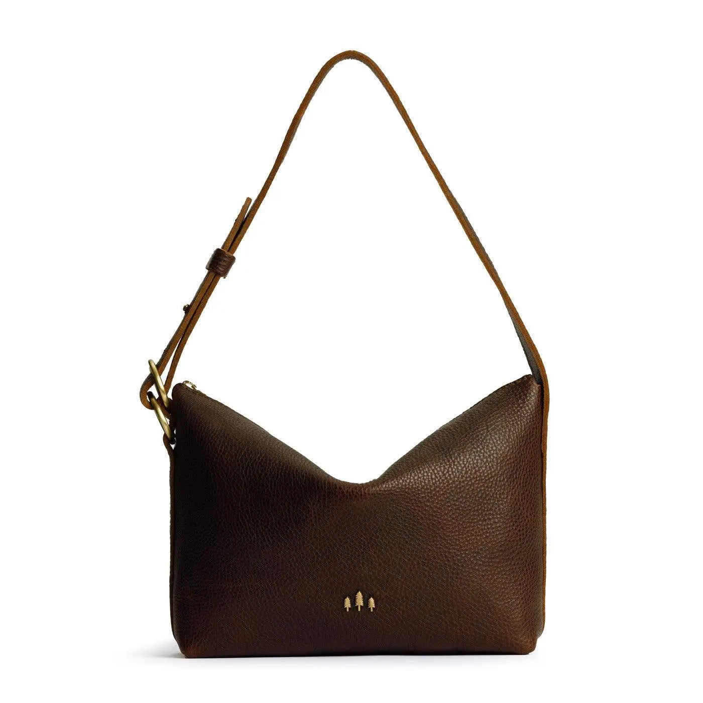 Slouchy Shoulder Bag with Adjustable Strap & Zipper