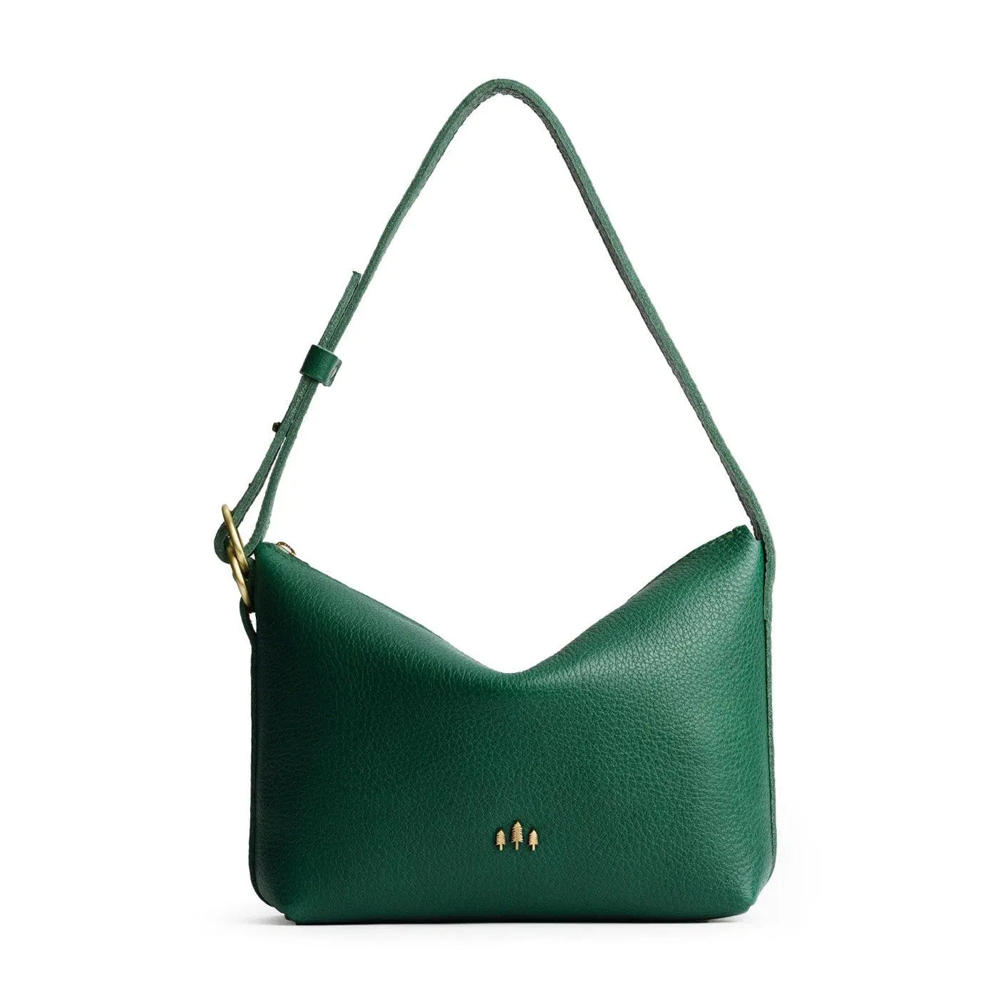 Slouchy Shoulder Bag with Adjustable Strap & Zipper